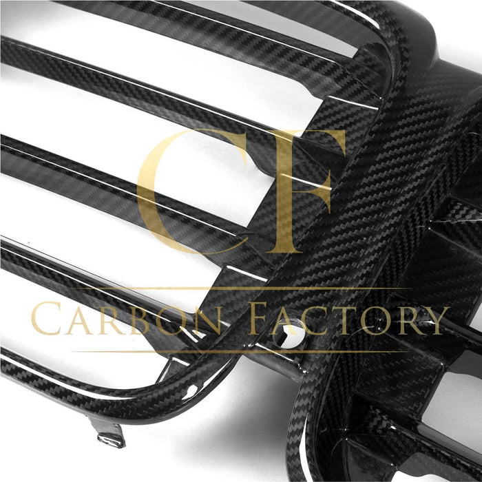 CF Style Pre-preg Carbon Fibre Front Grille for BMW G05 X5 LCI 23-25