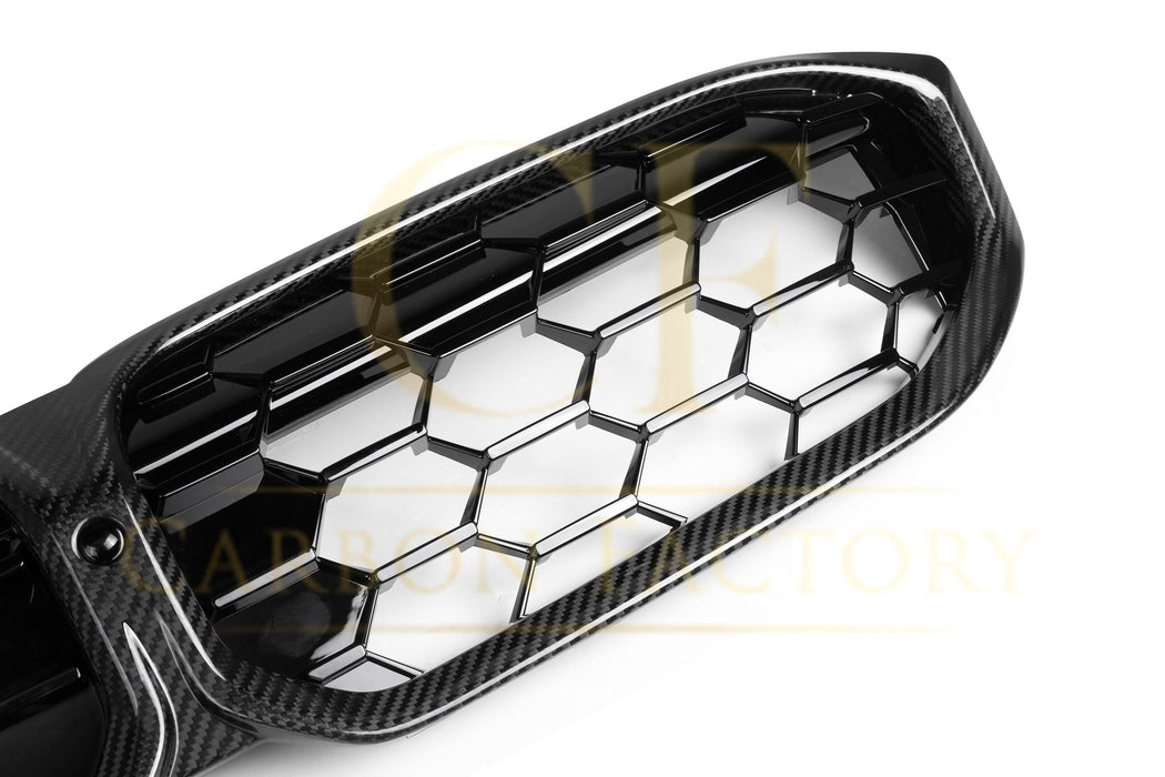 Diamond Style Pre-Preg Carbon Fibre Front Grille for BMW G20 G21 G28 3 Series LCI 22-24