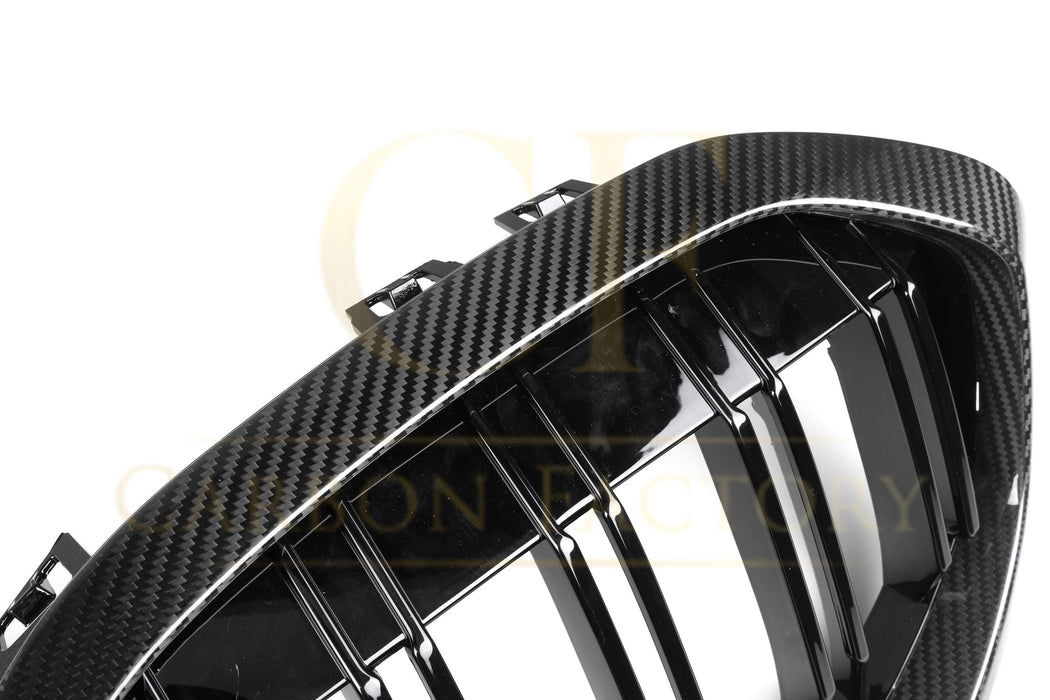 Double Slat Pre-Preg Carbon Fibre Front Grille for BMW F40 1 Series 19-24