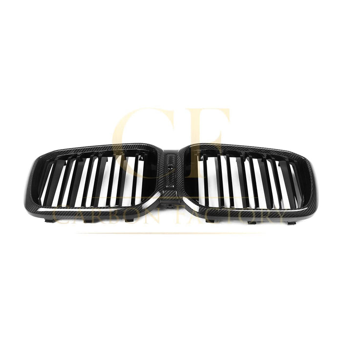Double Slat Pre-Preg Carbon Fibre Front Grille for BMW F97 X3M F98 X4M LCI 22-26