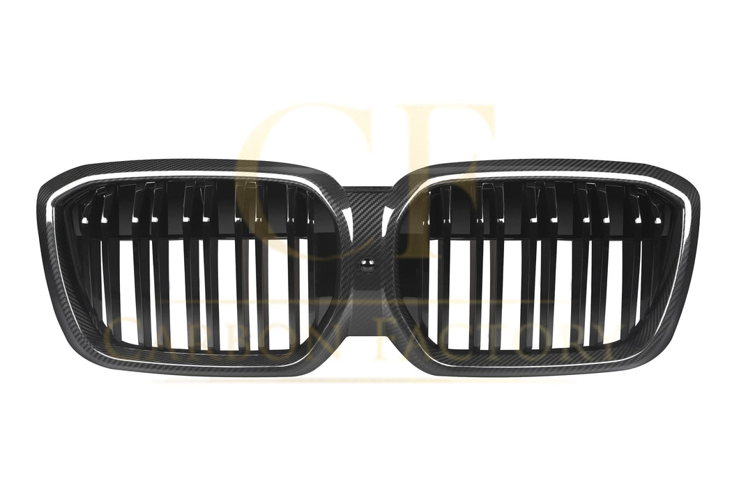 Double Slat Pre-Preg Carbon Fibre Front Grille for BMW G08 IX3 LCI 22-25