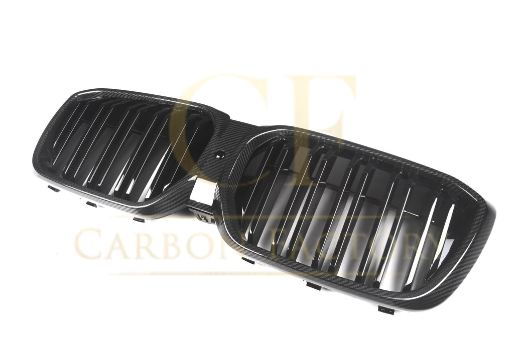 Double Slat Pre-Preg Carbon Fibre Front Grille for BMW G08 IX3 LCI 22-25