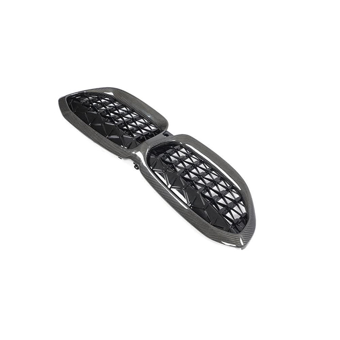 Meteor Style Carbon Fibre Front Grille for BMW G20 G21 3 Series 19-22