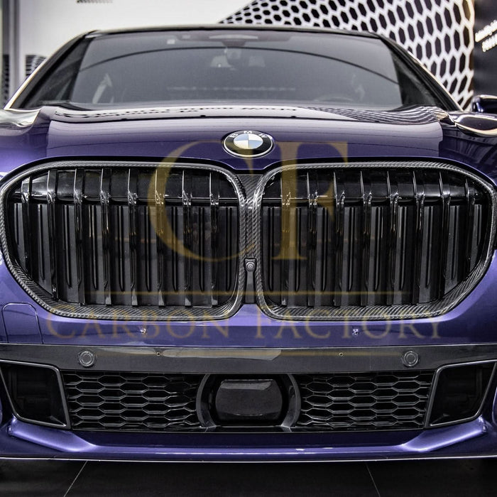 Pre-Preg Carbon Fibre Front Grille for BMW G11 G12 7 Series LCI 20-23