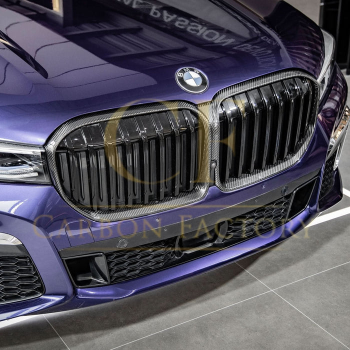 Pre-Preg Carbon Fibre Front Grille for BMW G11 G12 7 Series LCI 20-23