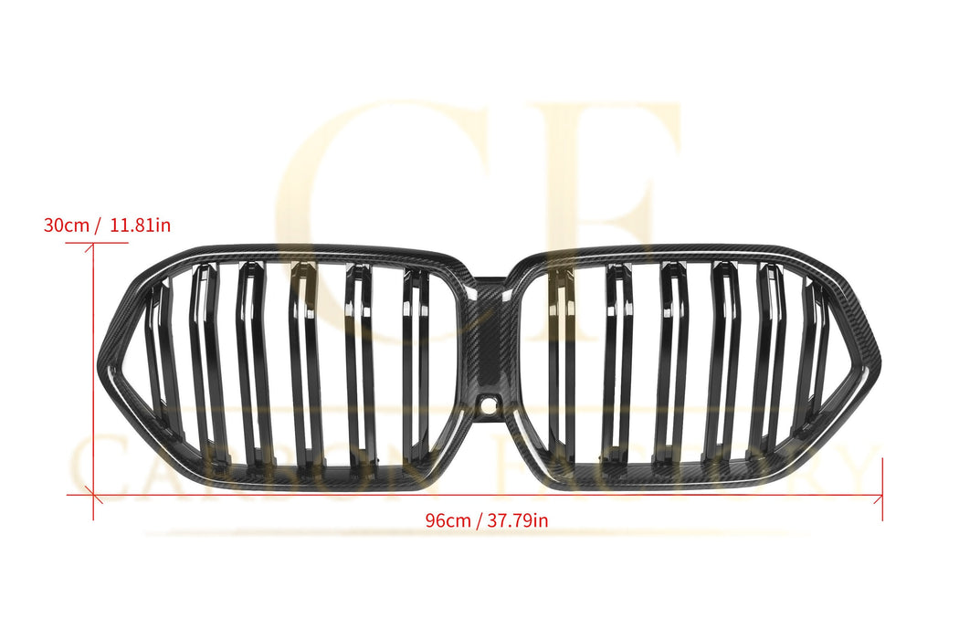 Pre-preg Carbon Fibre Front Grille for BMW G06 X6 F96 X6M 19-22