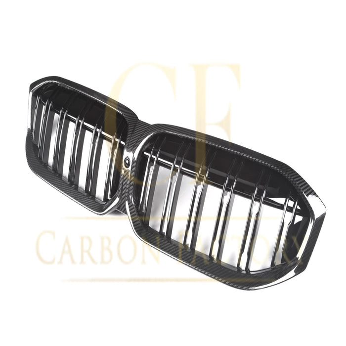 Double Slat Pre-Preg Carbon Fibre Front Grille for BMW G20 G21 G28 3 Series LCI 22-24