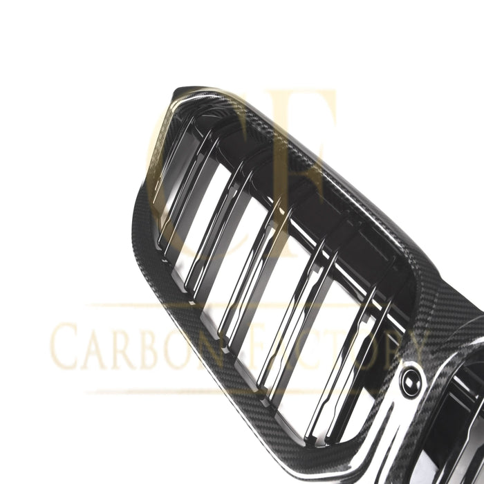 Double Slat Pre-Preg Carbon Fibre Front Grille for BMW G20 G21 G28 3 Series LCI 22-24