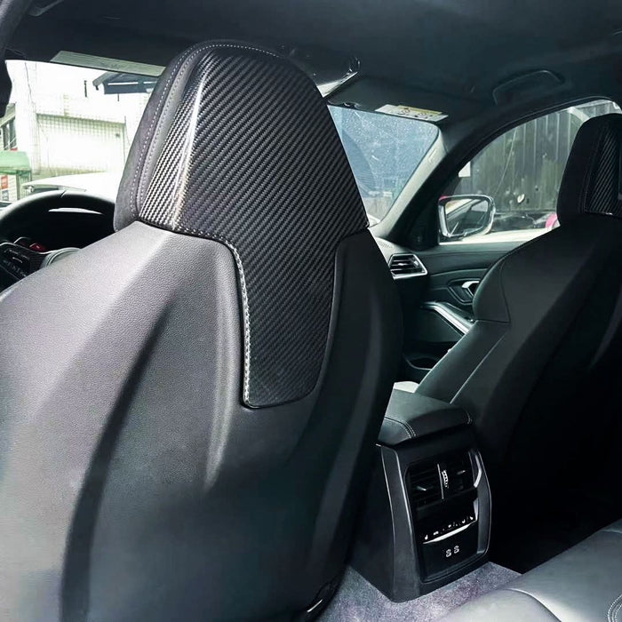 Pre-Preg Carbon Fibre Seat Covers for BMW F97 X3M F98 X4M 21-24