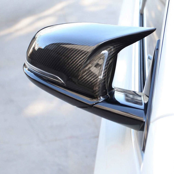 CF Style Pre-Preg Carbon Fibre Mirror Covers for Toyota Supra A90 19-24