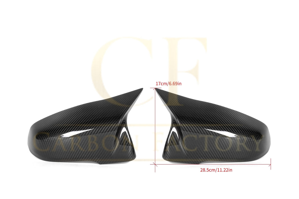 CF Style Pre-Preg Carbon Fibre Mirror Covers for Toyota Supra A90 19-24