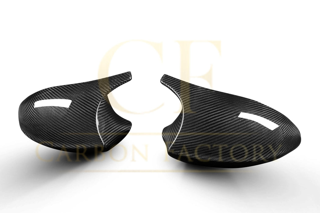 CF Style Pre-Preg Carbon Fibre Replacement Mirror Covers for BMW E81 E82 E87 E88 1 Series E90 E92 E93 3 Series Pre-LCI