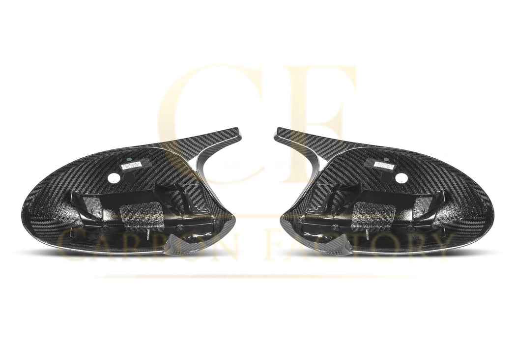 CF Style Pre-Preg Carbon Fibre Replacement Mirror Covers for BMW E81 E82 E87 E88 1 Series E90 E92 E93 3 Series Pre-LCI