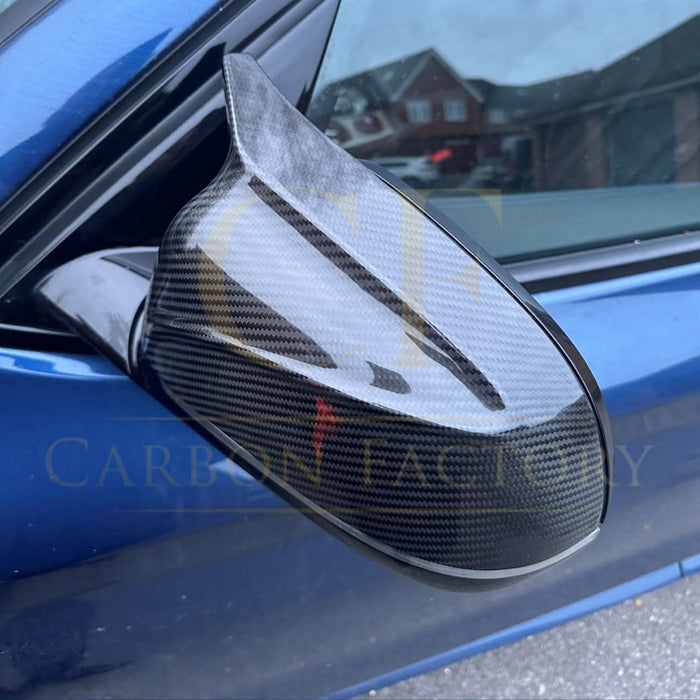 CF Style Pre-Preg Carbon Fibre Replacement Mirror Covers for BMW G01 X3 G08 IX3 19-25