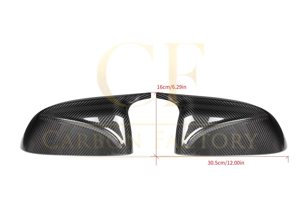 CF Style Pre-Preg Carbon Fibre Replacement Mirror Covers for BMW G02 X4 G05 X5 19-25