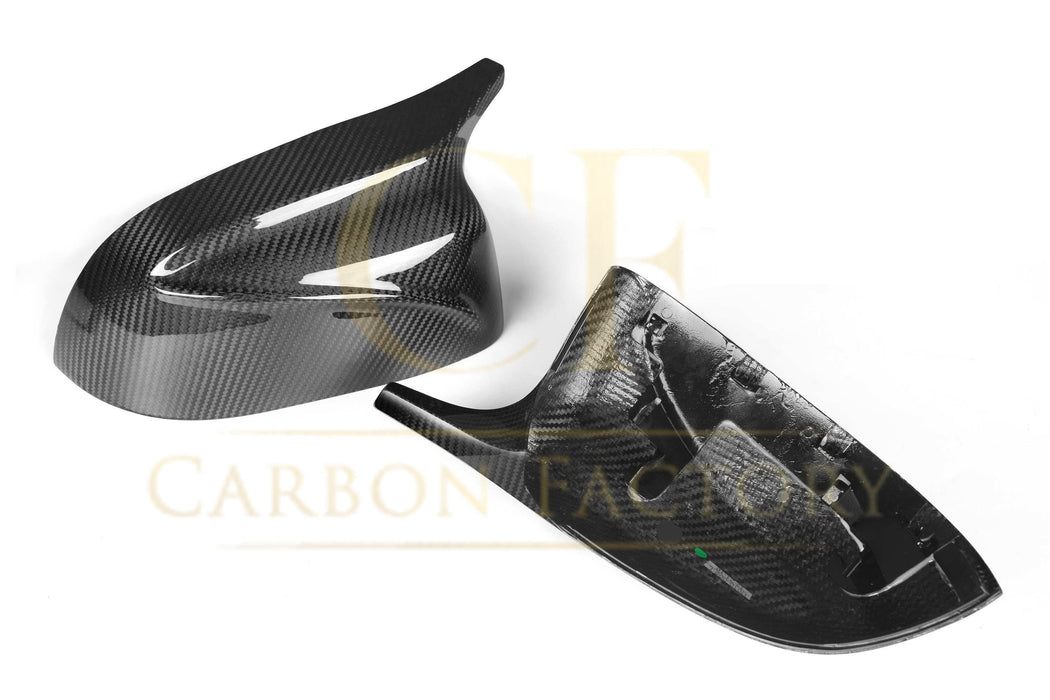 CF Style Pre-Preg Carbon Fibre Replacement Mirror Covers for BMW G02 X4 G05 X5 19-25