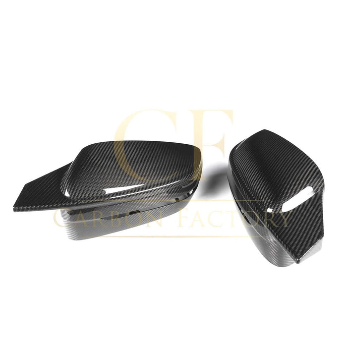 CF Style Pre-Preg Carbon Fibre Replacement Mirror Covers for BMW G14 G15 G16 8 Series LHD 15-22
