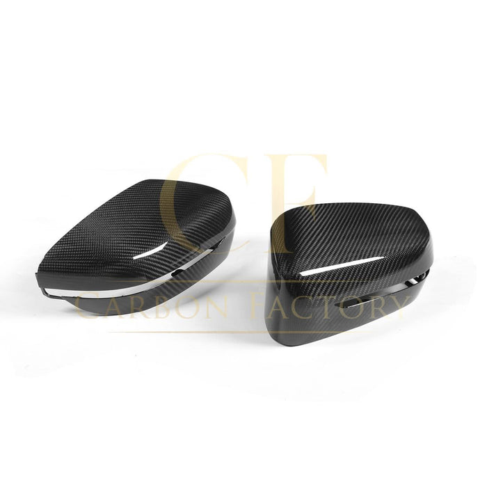OEM Style Pre-Preg Carbon Fibre Replacement Mirror Covers for BMW G11 G12 7 Series LHD 15-22