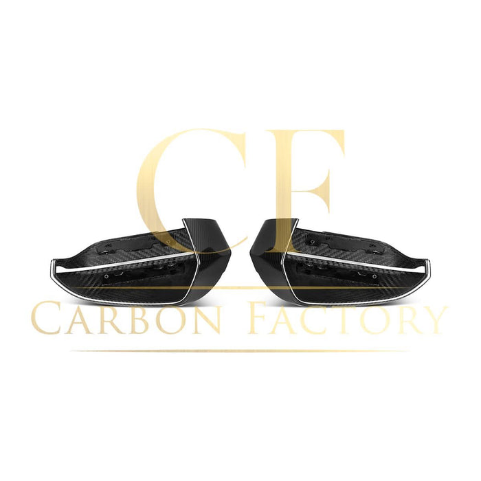 OEM Style Pre-Preg Carbon Fibre Replacement Mirror Covers for BMW G60 5 Series G70 7 Series LHD 23-Present