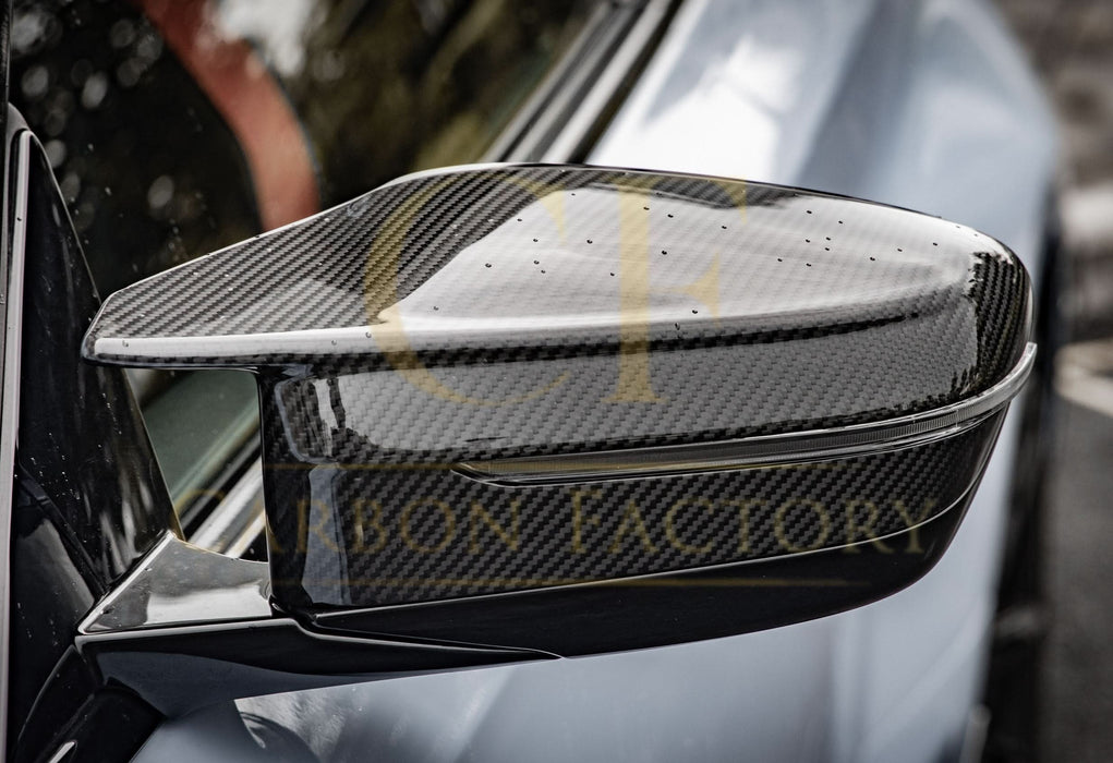 Pre-Preg Carbon Fibre Replacement Mirror Covers for BMW G22 G23 G26 M440i i4 M50 20-26