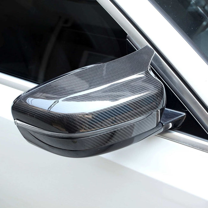 MP Style Pre-Preg Carbon Fibre Replacement Mirror Covers for BMW G11 G12 7 Series 15-22