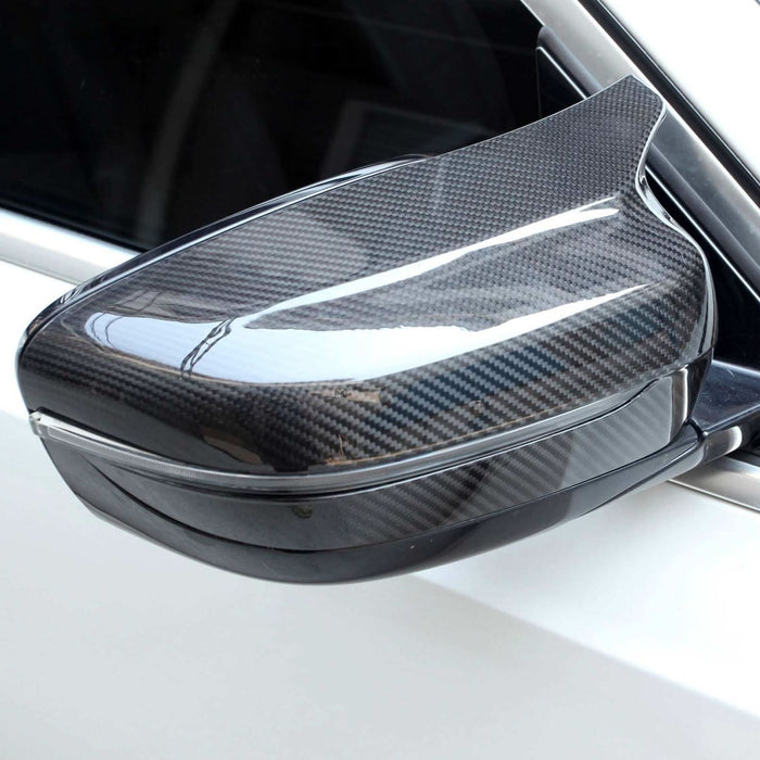 MP Style Pre-Preg Carbon Fibre Replacement Mirror Covers for BMW G22 G23 G26 4 Series i4 20-26