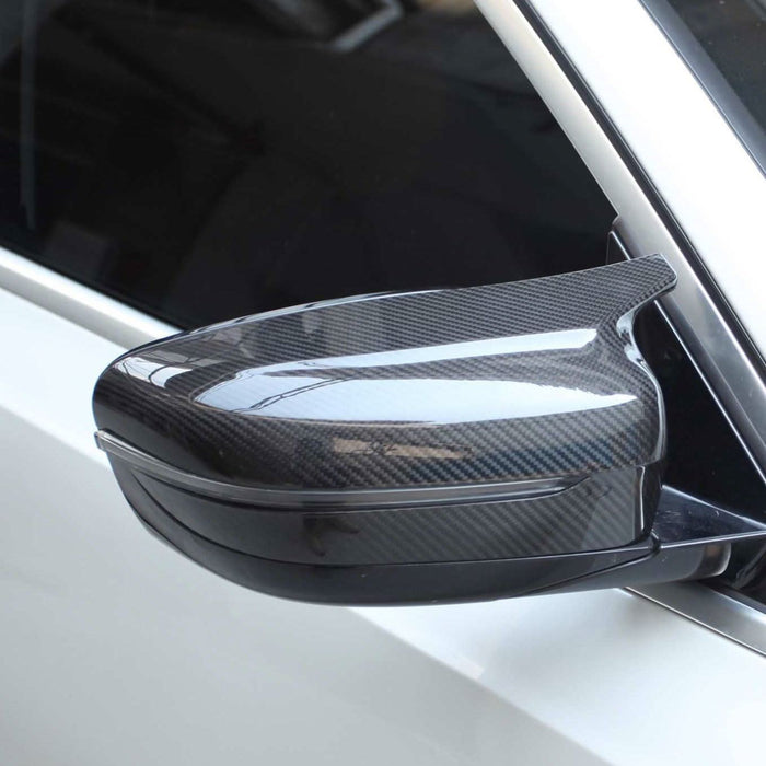 MP Style Pre-Preg Carbon Fibre Replacement Mirror Covers for BMW G22 G23 G26 4 Series i4 20-26