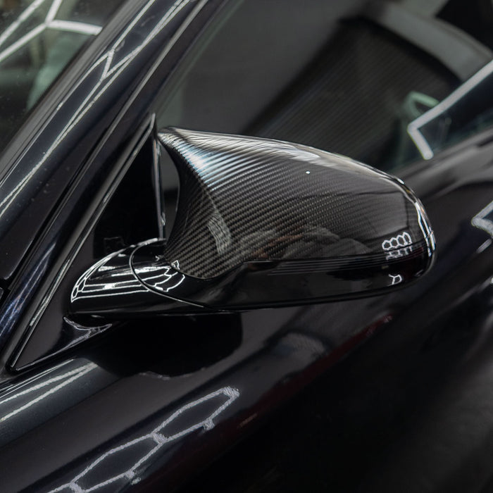 Pre-Preg Carbon Fibre Replacement Mirror Covers for BMW F80 M3 F82 F83 M4 F87 M2 Comp 14-20