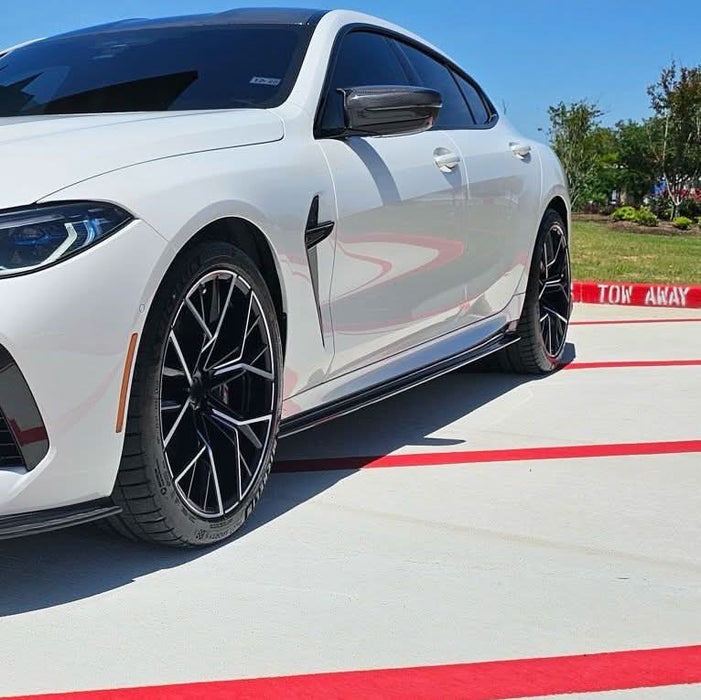 CF Style Pre-Preg Carbon Fibre Side Skirts for BMW G16 8 Series 20-Present