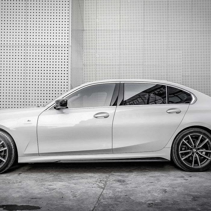 CF Style Pre-Preg Carbon Fibre Side Skirts for BMW G20 G21 3 Series M Sport 19-Present