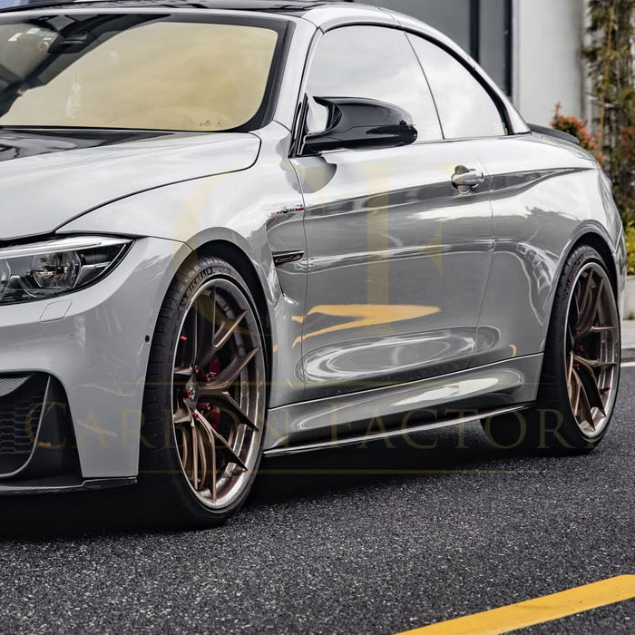 MP Style Pre-Preg Carbon Fibre Side Skirts Extension for BMW F80 M3 F82 F83 M4 14-20