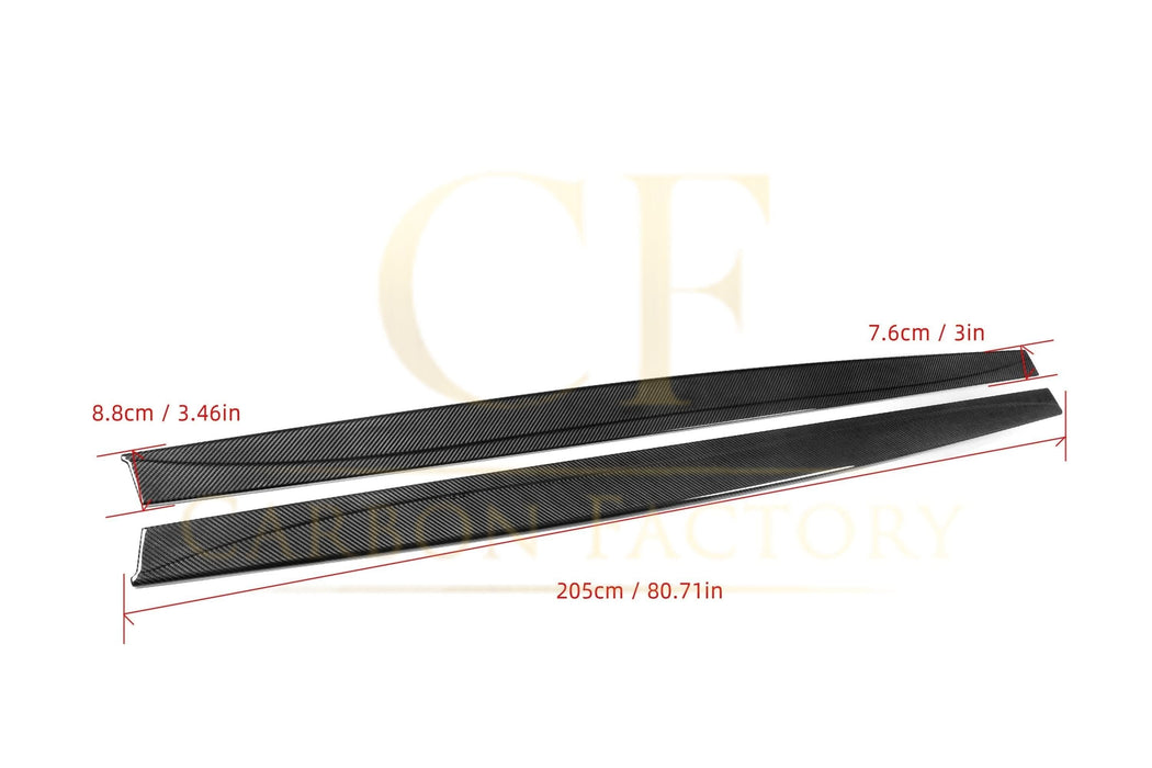 MP Style Pre-Preg Carbon Fibre Side Skirts Extension for BMW F80 M3 F82 F83 M4 14-20
