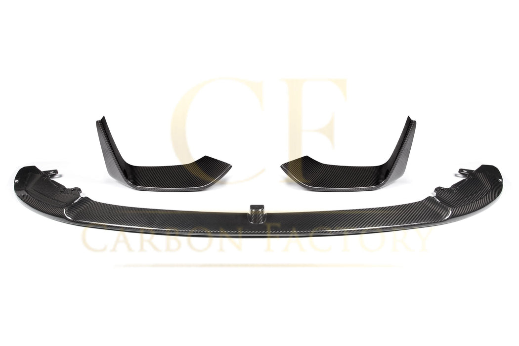 MP Style Pre-Preg Carbon Fibre Front Splitter 3 Pieces Design for BMW F80 M3 F82 F83 M4 14-20