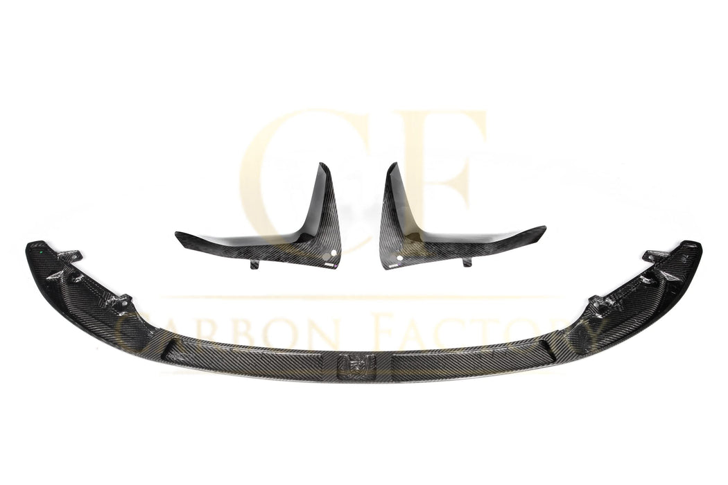 MP Style Pre-Preg Carbon Fibre Front Splitter 3 Pieces Design for BMW F80 M3 F82 F83 M4 14-20