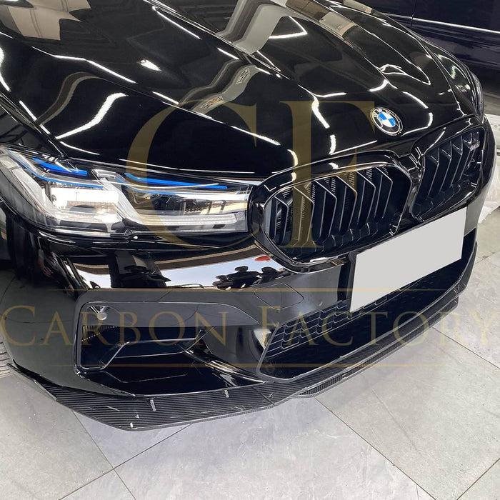 MP Style Pre-Preg Carbon Fibre Front Splitter for BMW F90 M5 LCI 21-24