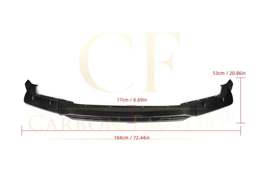 MP Style Pre-Preg Carbon Fibre Front Splitter for BMW F90 M5 Pre-LCI 17-20