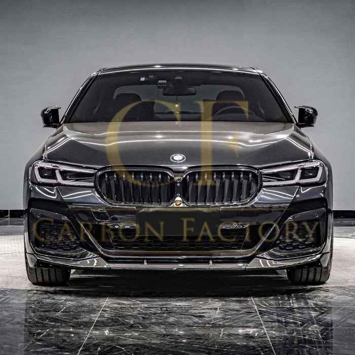 MP Style Pre-Preg Carbon Fibre Front Splitter for BMW G30 5 Series LCI 20-23