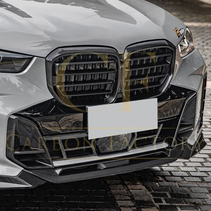 SQ Style Pre-Preg Carbon Fibre Front Splitter for BMW G05 X5 LCI 23-25