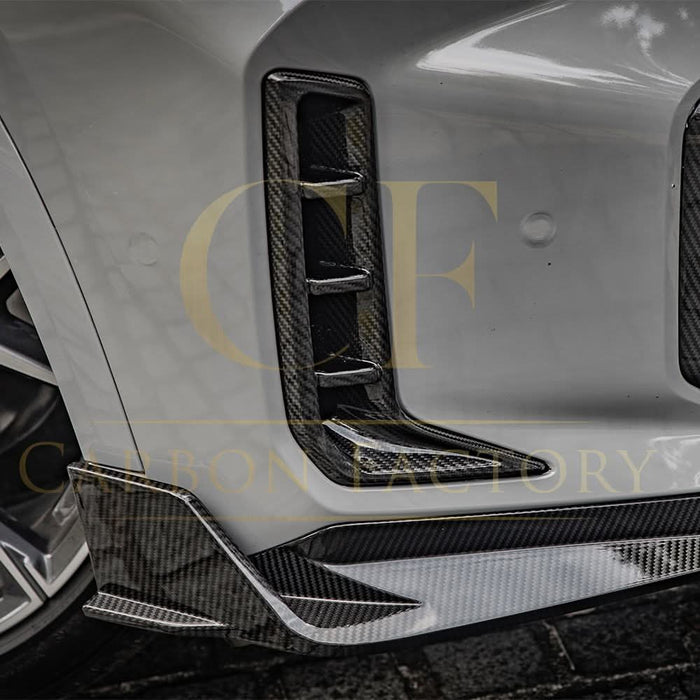 SQ Style Pre-Preg Carbon Fibre Front Splitter for BMW G05 X5 LCI 23-25