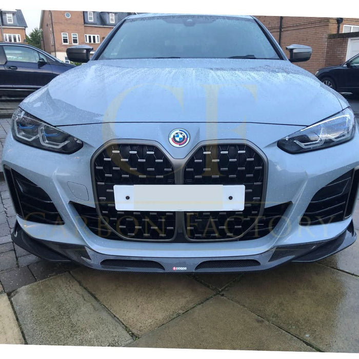 SQ Style Pre-Preg Carbon Fibre Front Splitter for BMW G26 4 Series Gran Coupe i4 21-26