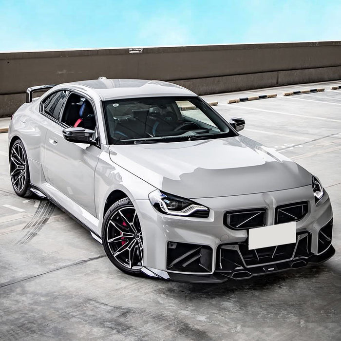 SQ Style Pre-Preg Carbon Fibre Front Splitter for BMW G87 M2 23-Present