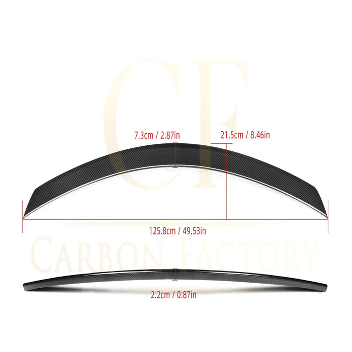 OEM Style Pre-Preg Carbon Fibre Boot Spoiler for Mercedes Benz W204 C Class 07-14