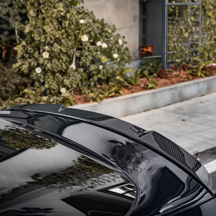CF Style Pre-Preg Carbon Fibre Boot Spoiler for BMW G26 4 Series Gran Coupe i4 20-26