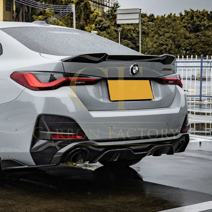 MP Style Pre-Preg Carbon Fibre Boot Spoiler for BMW G26 4 Series Gran Coupe i4 20-26