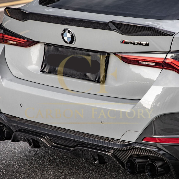 MP Style Pre-Preg Carbon Fibre Boot Spoiler for BMW G26 4 Series Gran Coupe i4 20-26
