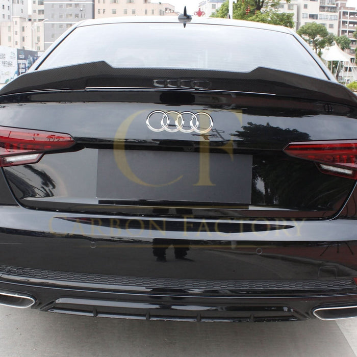 PSM Style Pre-Preg Carbon Fibre Boot Spoiler for Audi A4 S4 B9 16-22