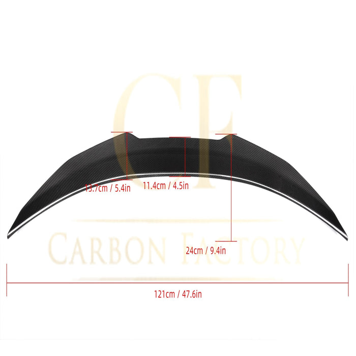 PSM Style Pre-Preg Carbon Fibre Boot Spoiler for Audi A4 S4 B9 16-22