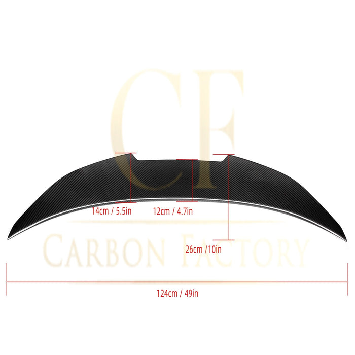 PSM Style Pre-Preg Carbon Fibre Boot Spoiler for BMW 3 Series F30 F80 Saloon inc M3 13-18