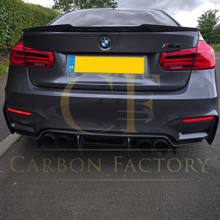 V Style Pre-Preg Carbon Fibre Boot Spoiler for BMW 3 Series F30 F80 Saloon inc M3 13-18