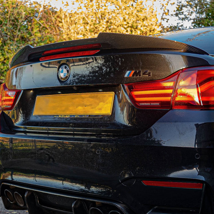 V Style Pre-Preg Carbon Fibre Boot Spoiler for BMW 4 Series F33 Convertible inc F83 M4 14-20
